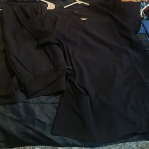 Navy Blue Scrub Set